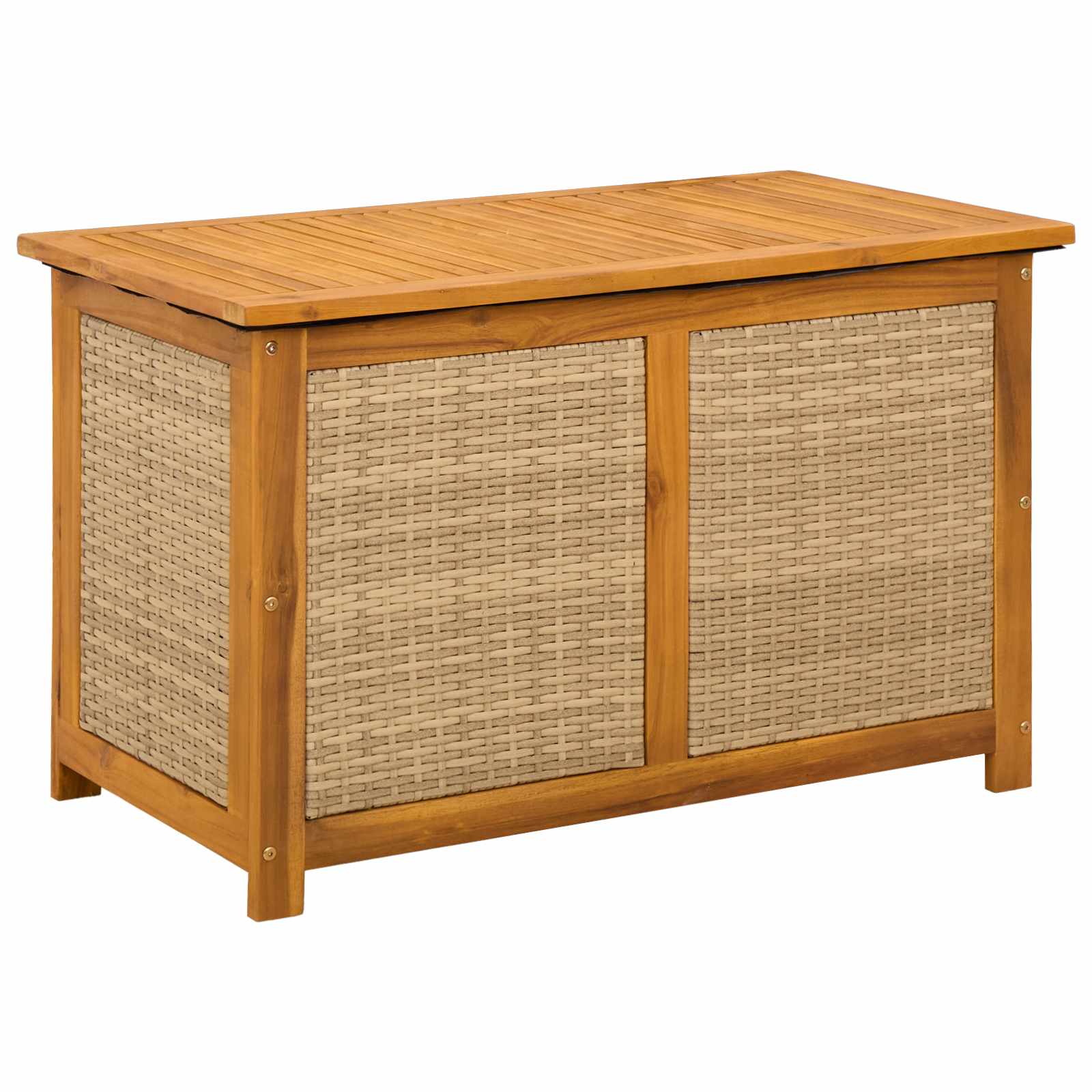 Tuinopslagdoos 185 L Massief Acaciahout 90 x 50 x 56 cm Beige