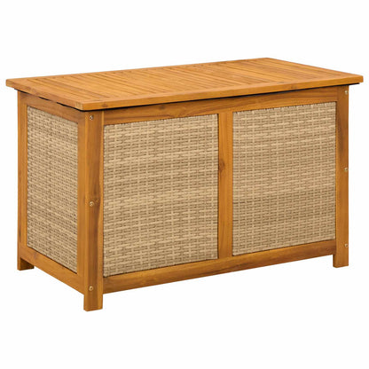 Tuinopslagdoos 185 L Massief Acaciahout 90 x 50 x 56 cm Beige