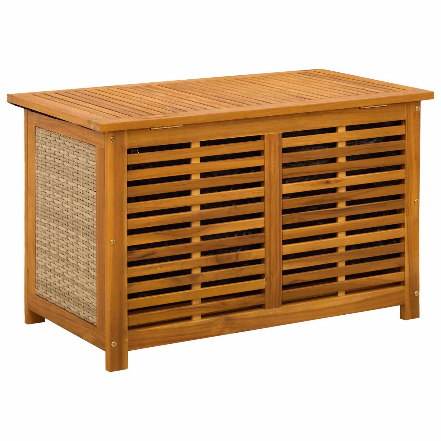 Tuinopslagdoos 185 L Massief Acaciahout 90 x 50 x 56 cm Beige