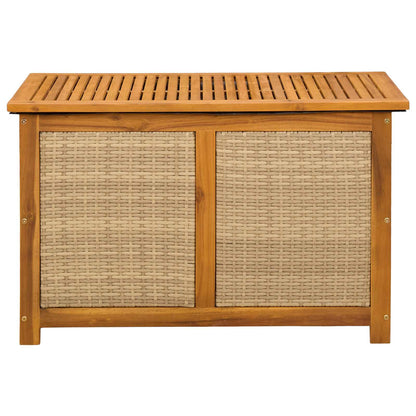 Tuinopslagdoos 185 L Massief Acaciahout 90 x 50 x 56 cm Beige