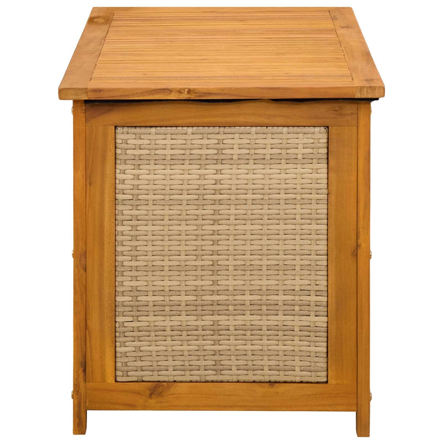 Tuinopslagdoos 185 L Massief Acaciahout 90 x 50 x 56 cm Beige