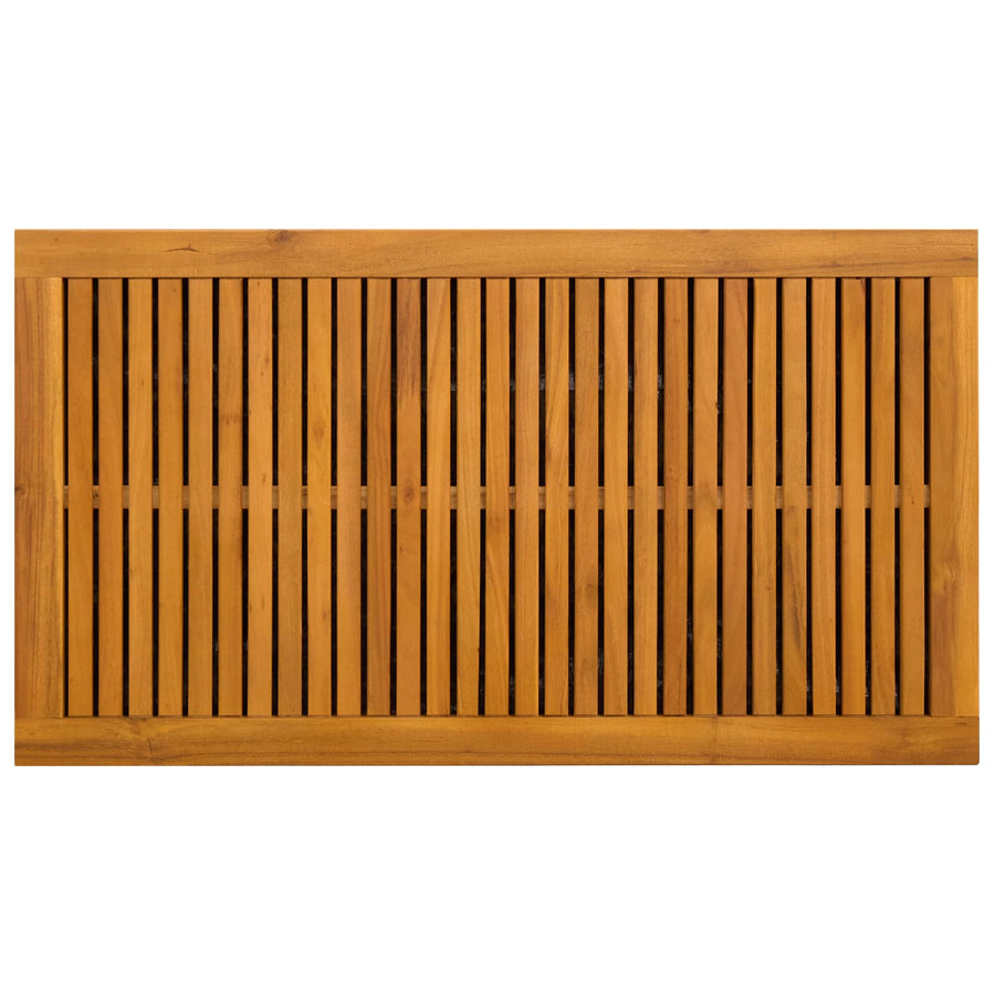 Tuinopslagdoos 185 L Massief Acaciahout 90 x 50 x 56 cm Beige