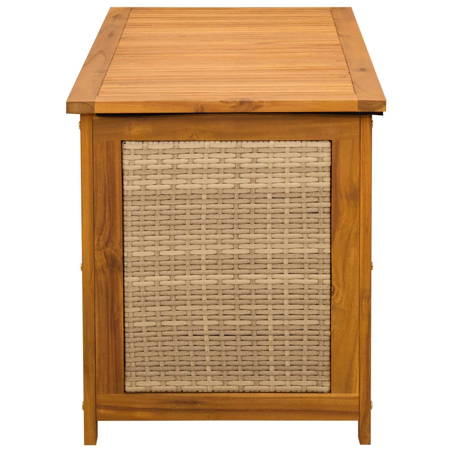 Tuinopslagdoos 185 L Massief Acaciahout 113 x 50 x 56 cm Beige