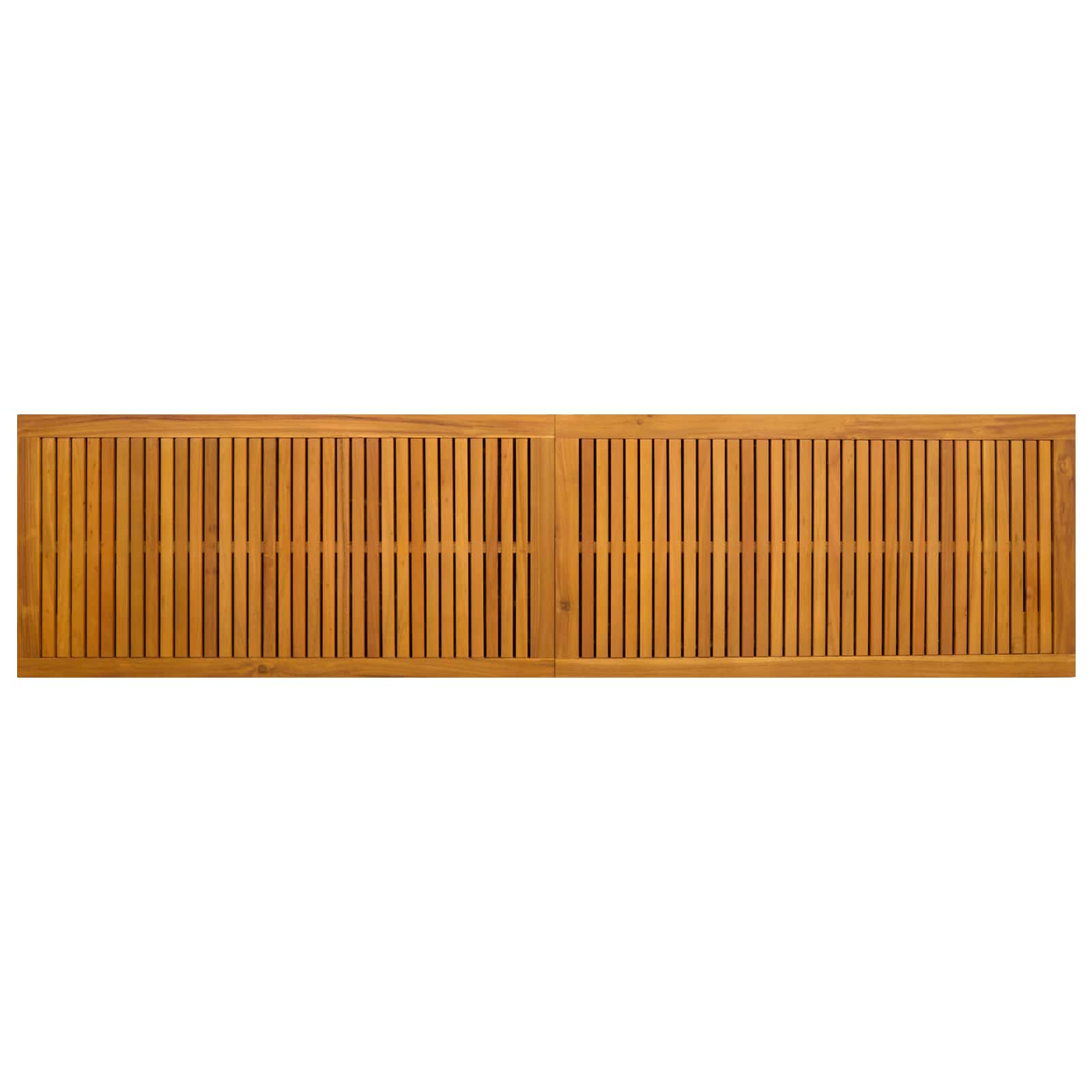 Tuinopslagdoos 185 L Massief Acaciahout 200 x 50 x 56 cm Beige
