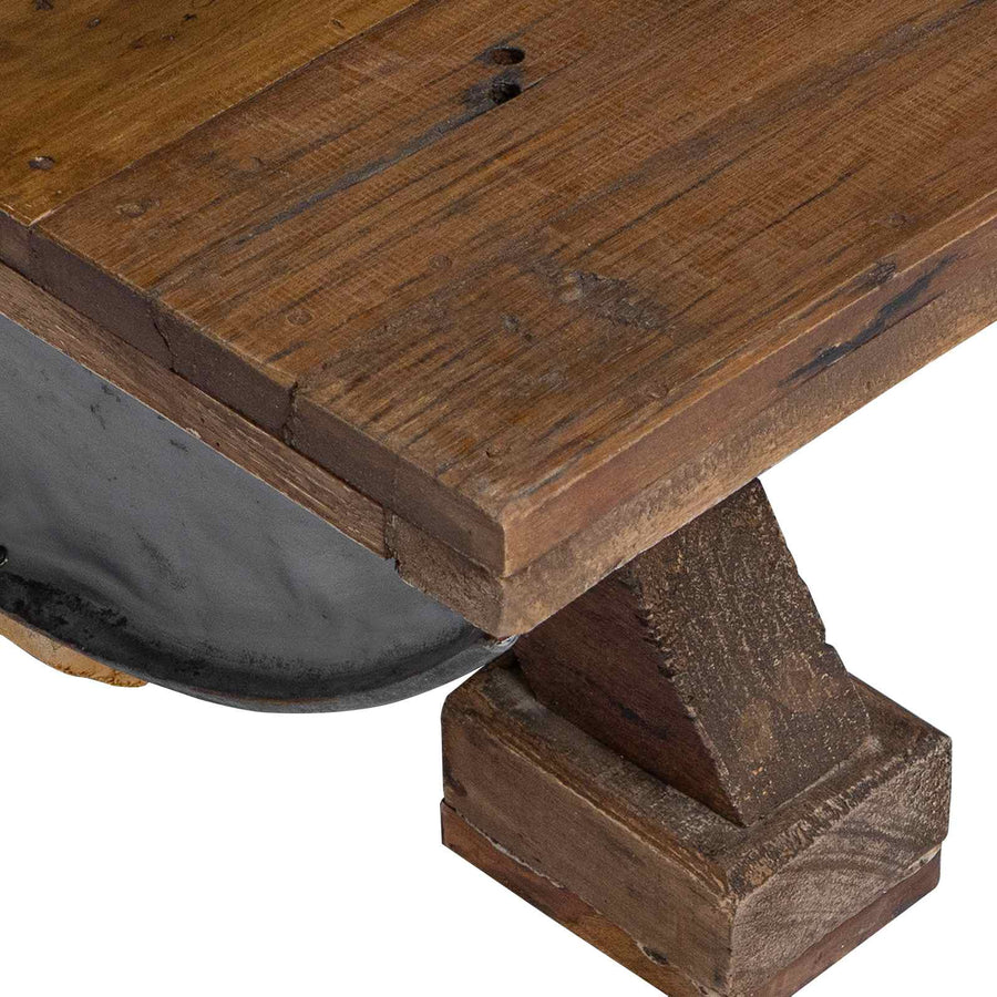 Salontafel Naturel 90 x 50 x 35 cm Hout