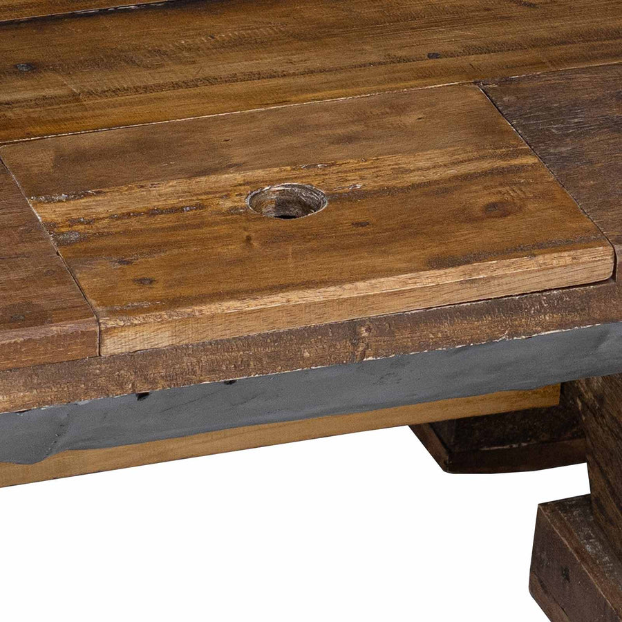 Salontafel Naturel 90 x 50 x 35 cm Hout