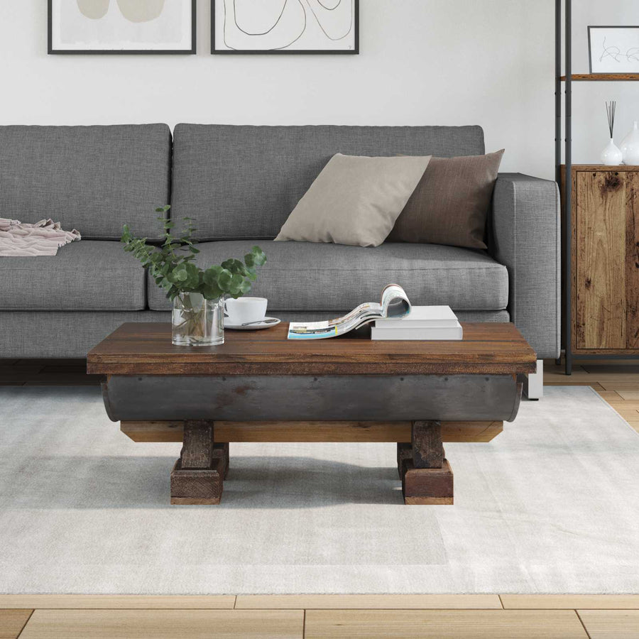 Salontafel Naturel 90 x 50 x 35 cm Hout