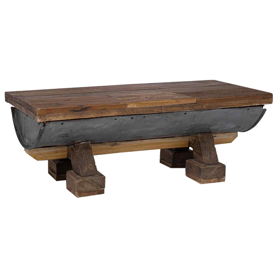 Salontafel Naturel 90 x 50 x 35 cm Hout