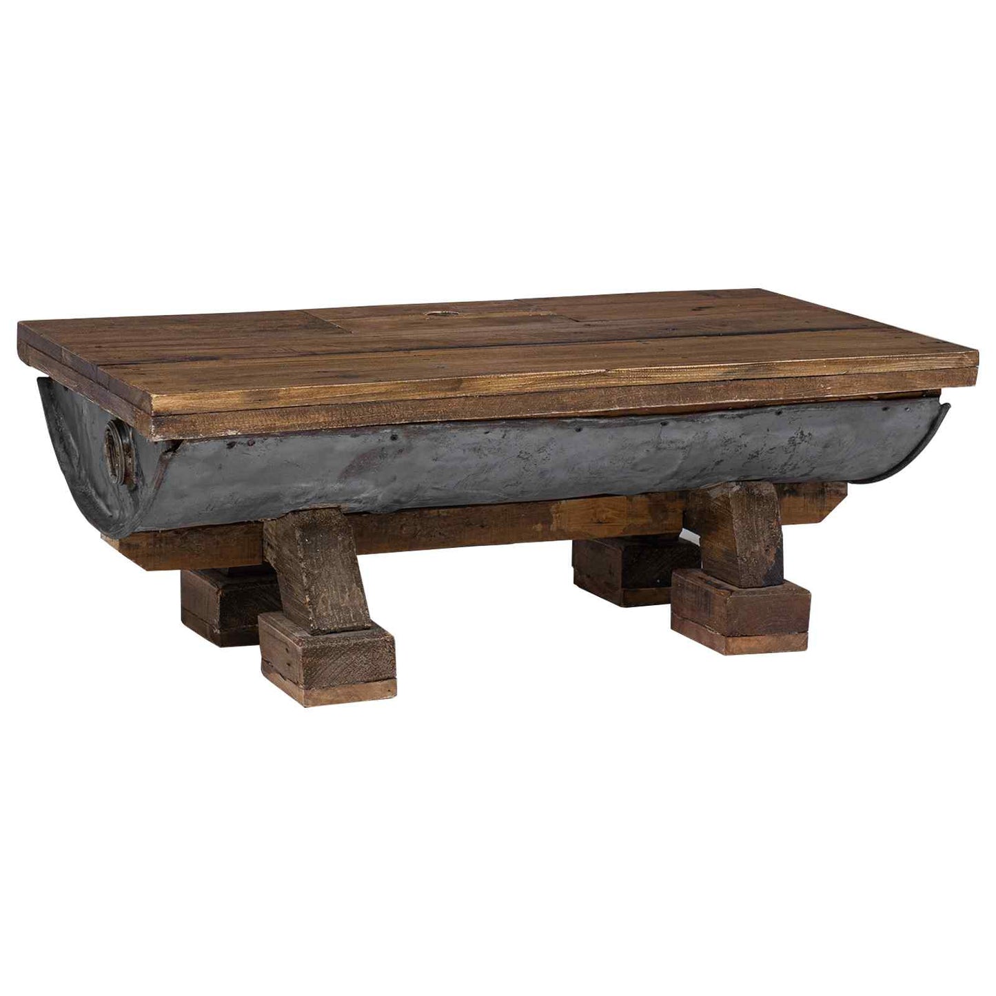 Salontafel Naturel 90 x 50 x 35 cm Hout
