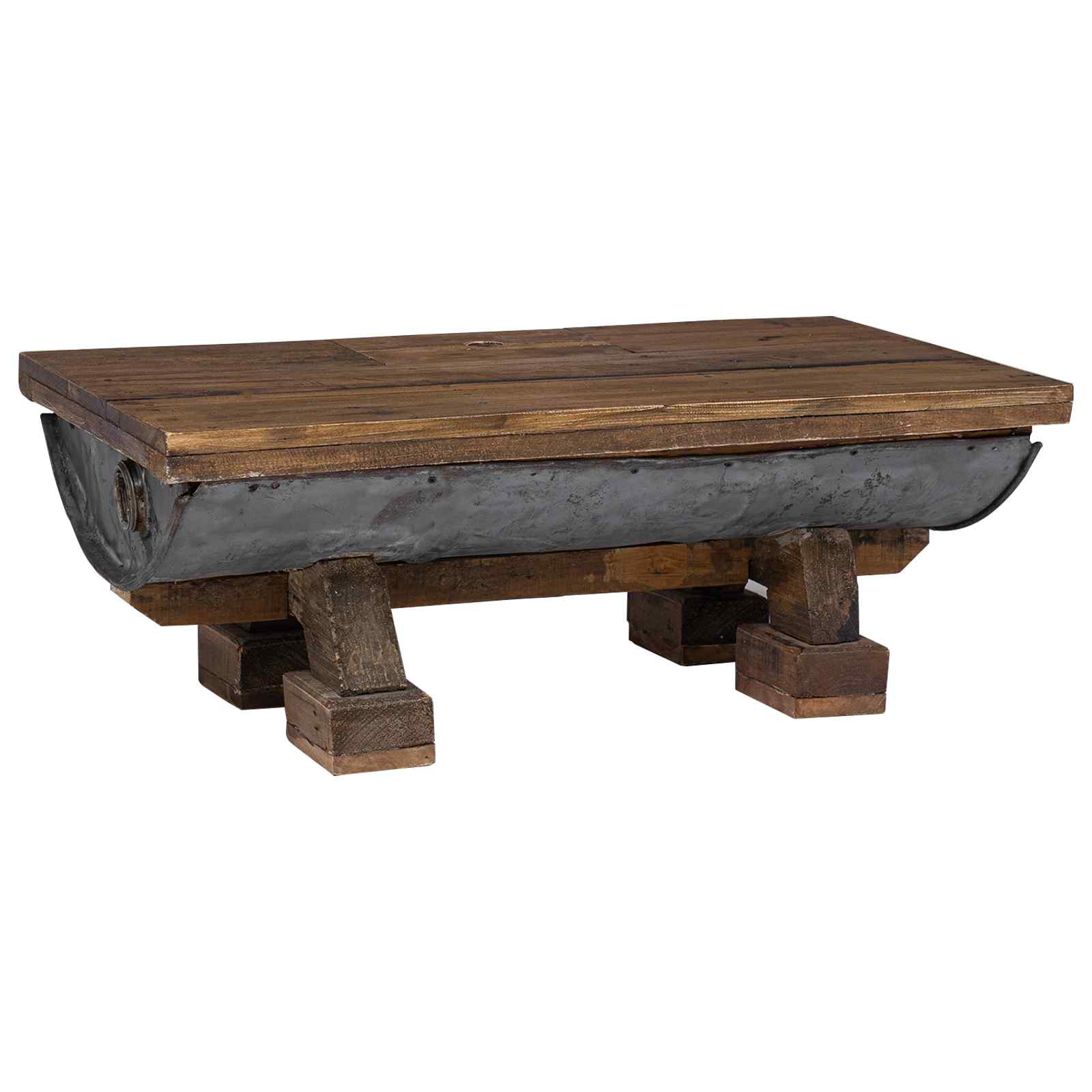 Salontafel Naturel 90 x 50 x 35 cm Hout