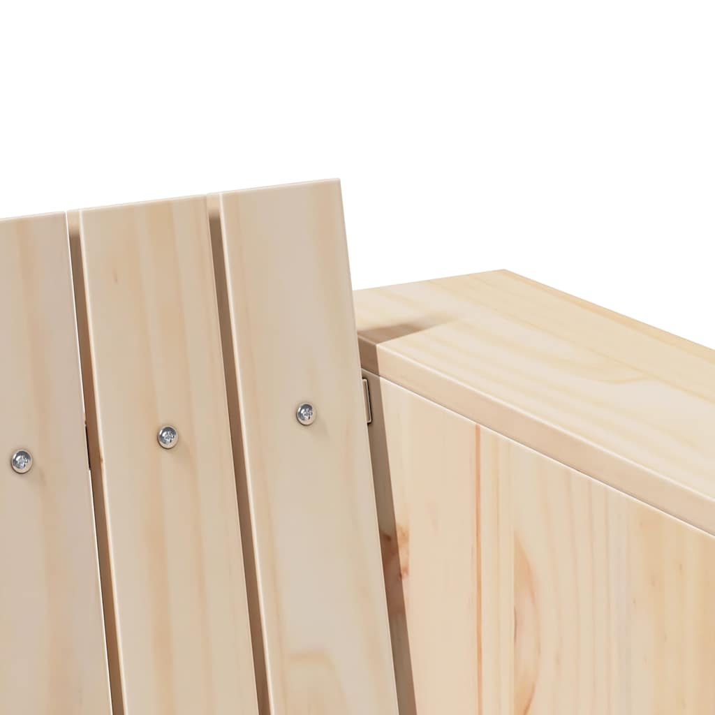 Tuinbank Naturel 134 x 60 x 62 cm Massief grenenhout