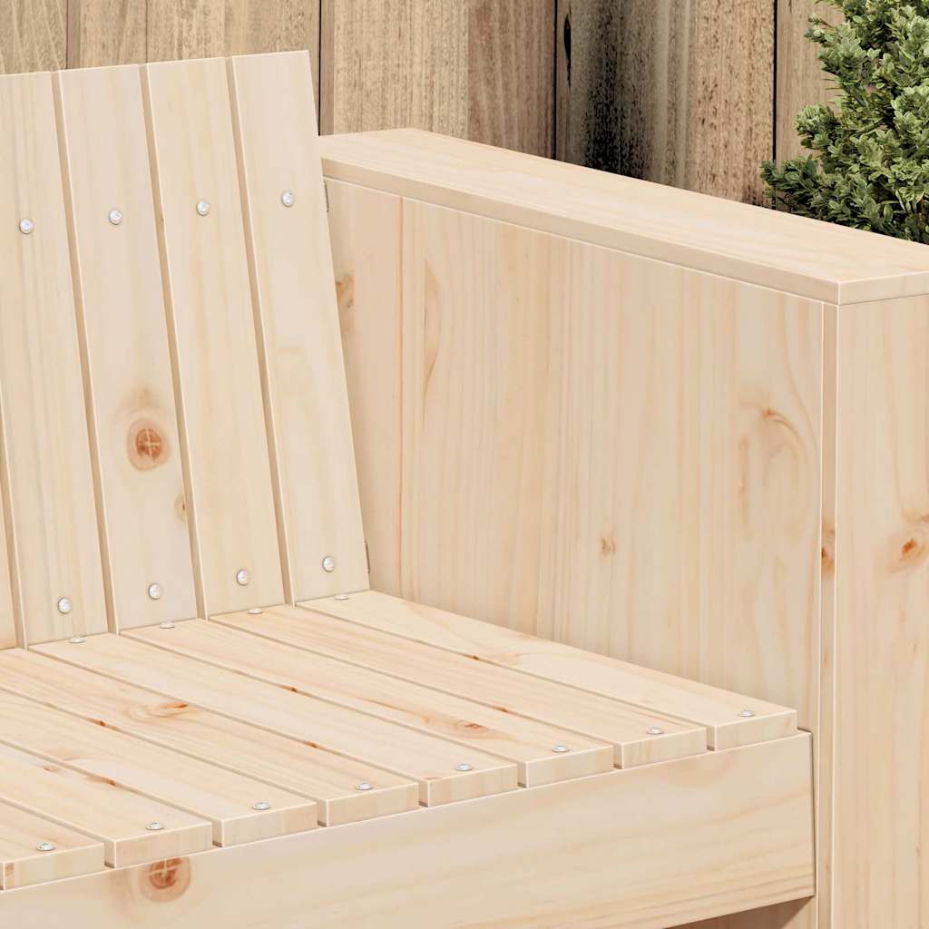 Tuinbank Naturel 134 x 60 x 62 cm Massief grenenhout