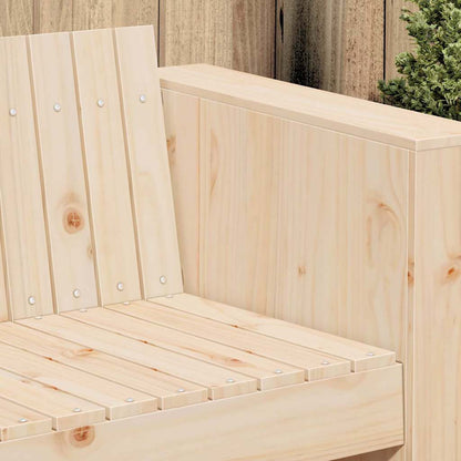 Tuinbank Naturel 134 x 60 x 62 cm Massief grenenhout