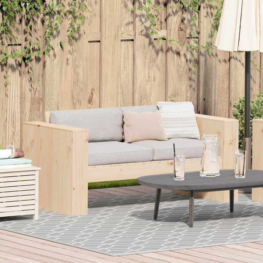 Tuinbank Naturel 134 x 60 x 62 cm Massief grenenhout