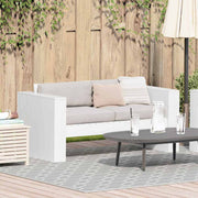 Tuinbank 134x60x62 cm massief grenenhout wit