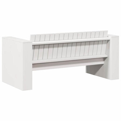 Tuinbank Wit 134 x 60 x 62 cm Massief grenenhout