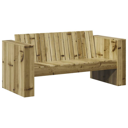 Tuinbank Groen 134 x 60 x 62 cm Massief grenenhout