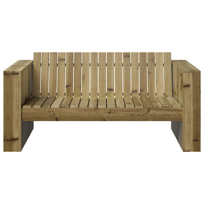 Tuinbank Groen 134 x 60 x 62 cm Massief grenenhout
