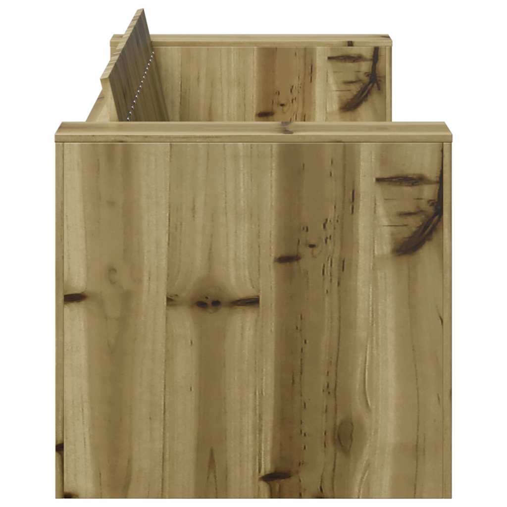 Tuinbank Groen 134 x 60 x 62 cm Massief grenenhout