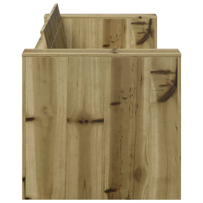 Tuinbank Groen 134 x 60 x 62 cm Massief grenenhout
