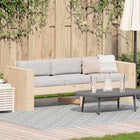 Tuinbank massief grenenhout 185,5x60x62 cm naturel