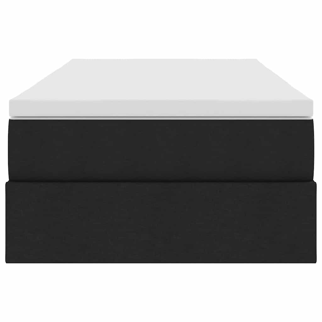 Opslag bed met matras met matras Zwart 90 x 190 cm Polyester