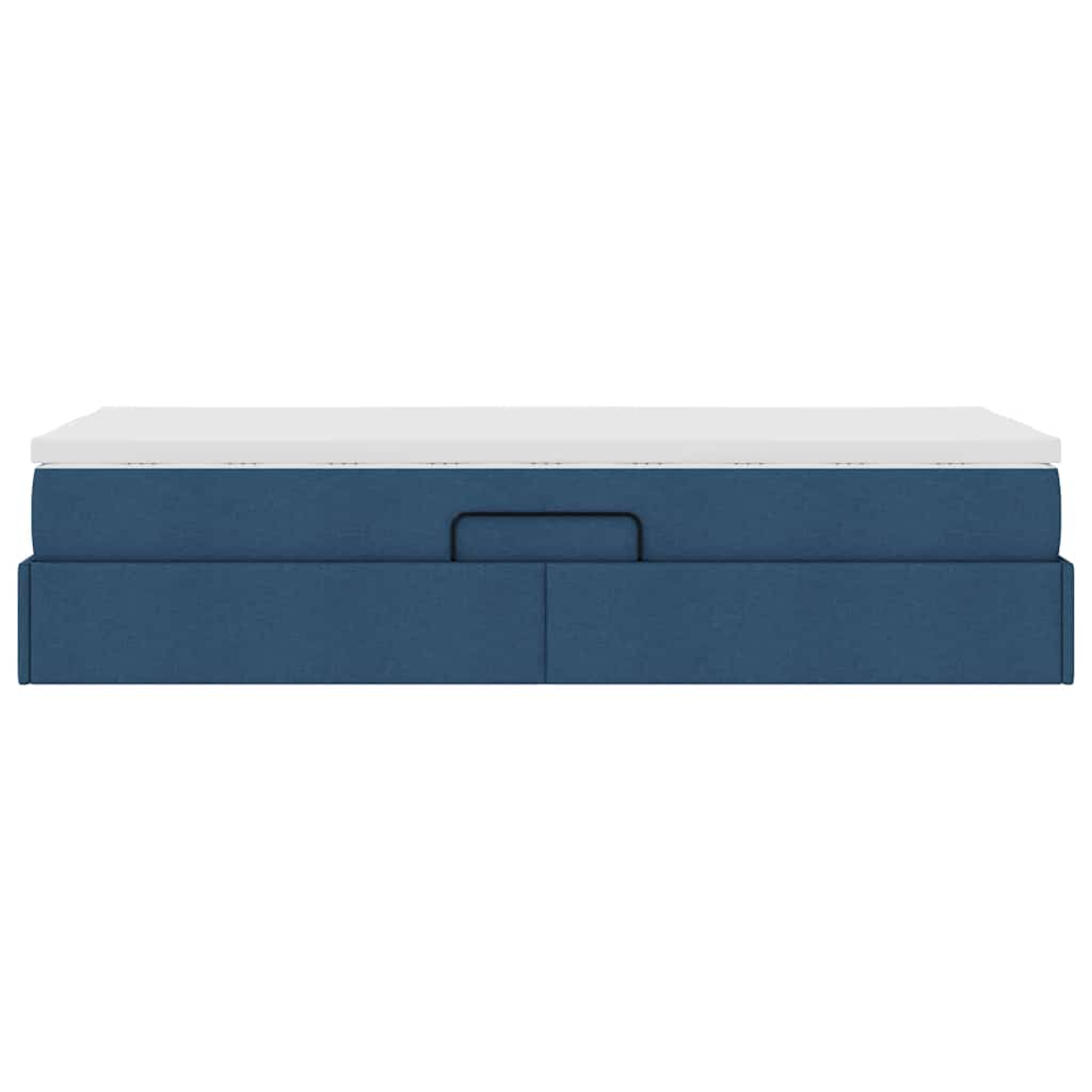 Opslag bed met matras met matras Blauw 100 x 200 cm Polyester