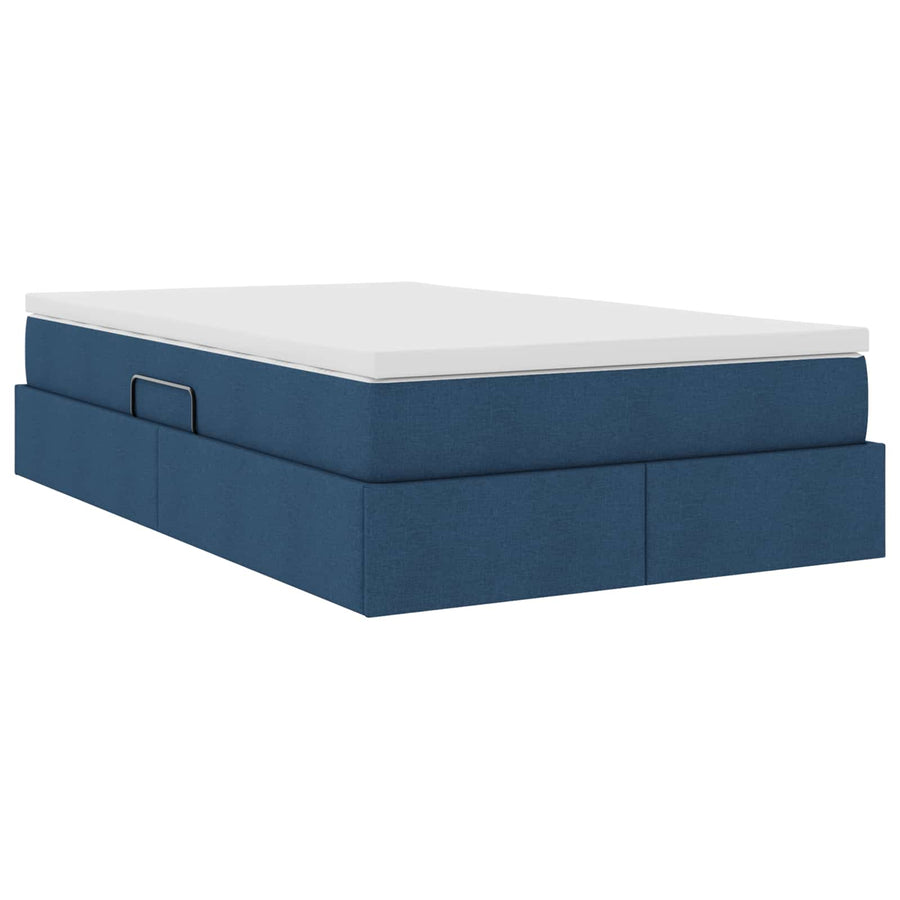 Opslag bed met matras met matras Blauw 120 x 190 cm Polyester