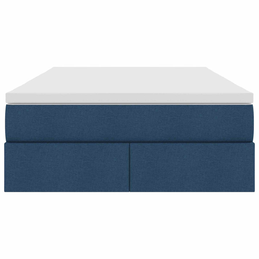 Opslag bed met matras met matras Blauw 120 x 190 cm Polyester