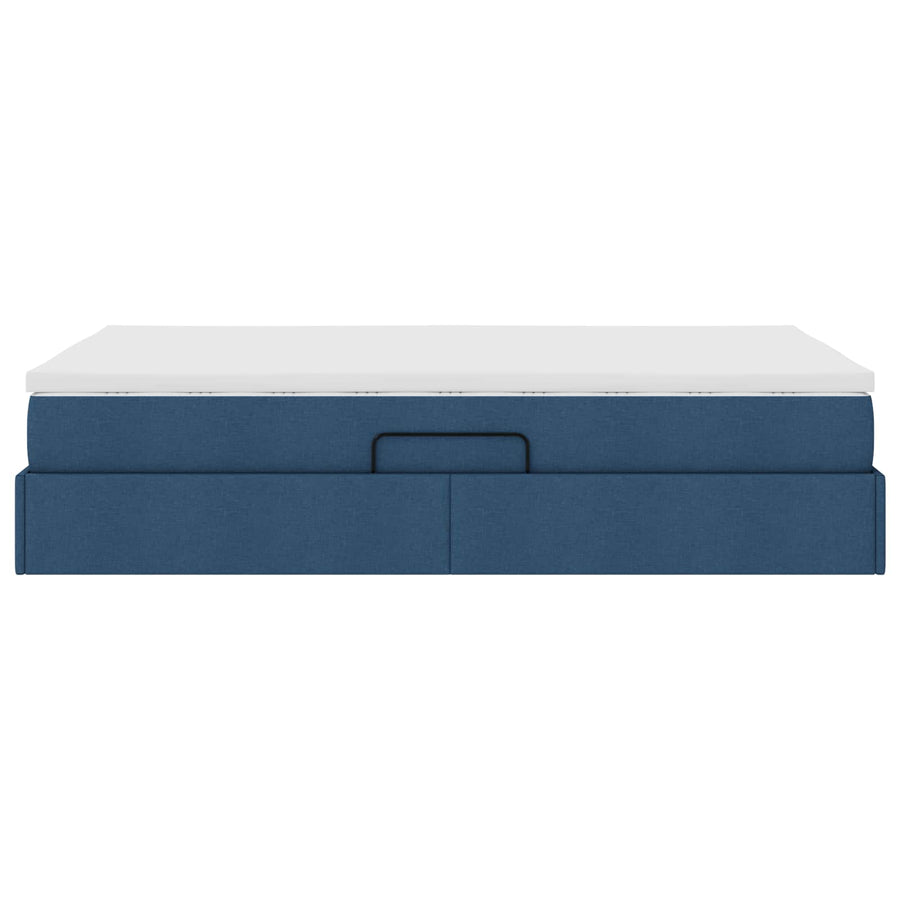 Opslag bed met matras met matras Blauw 120 x 190 cm Polyester