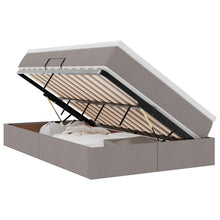 Opbergbed met matras met matras Taupe 120 x 200 cm Polyester