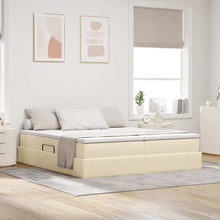 Opbergbed met matras met matras Crème 180 x 200 cm Polyester