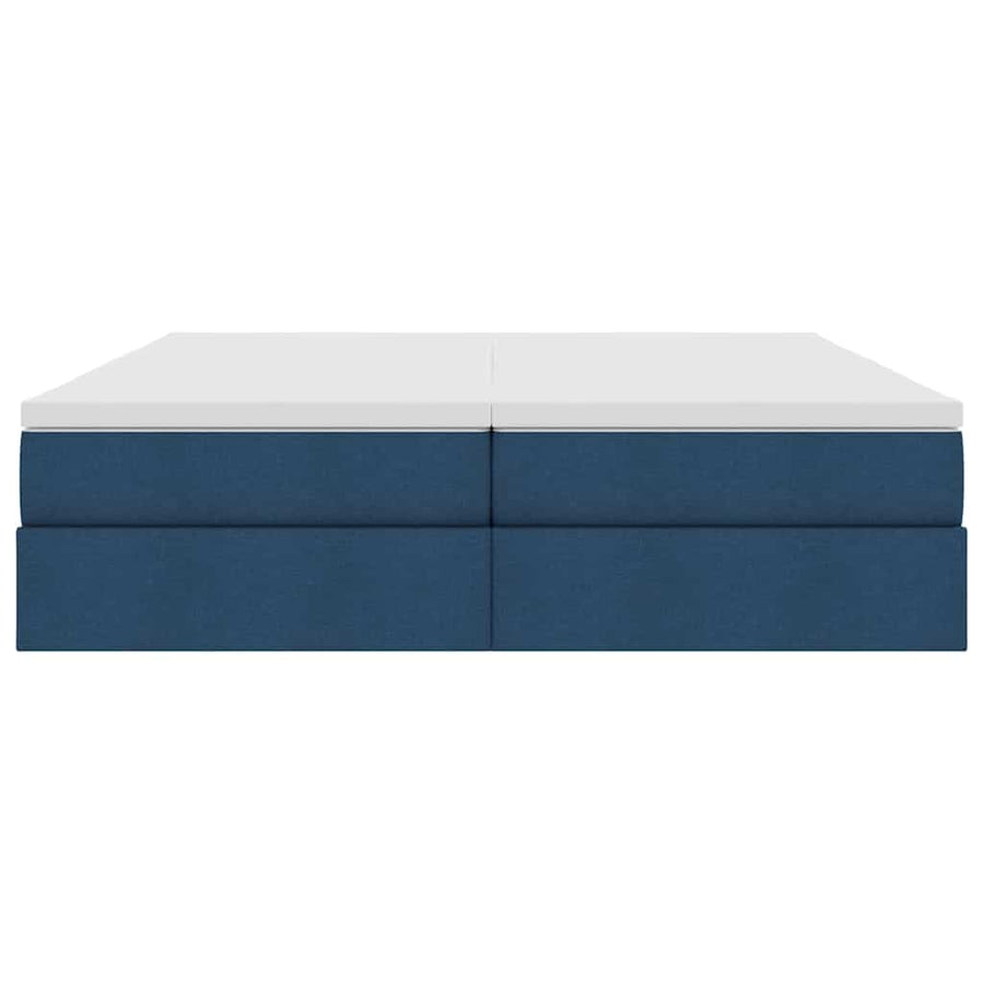 Opbergbed met matras met matras Blauw 180 x 200 cm Polyester
