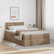 Opbergbed 120x200 cm cappuccino kunstleer