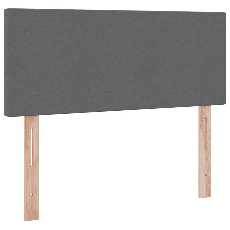 Opbergbed met matras Donkergrijs 120 x 200 cm Bewerkt hout