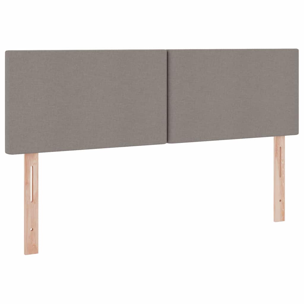Opbergbed met matras met matras Taupe 140 x 200 cm Bewerkt hout