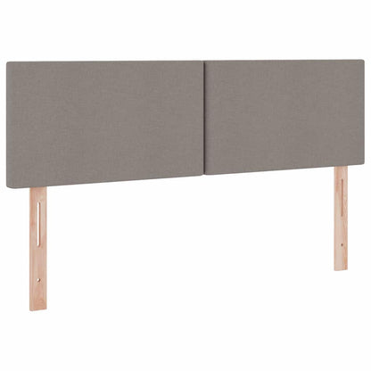 Opbergbed met matras met matras Taupe 140 x 200 cm Bewerkt hout