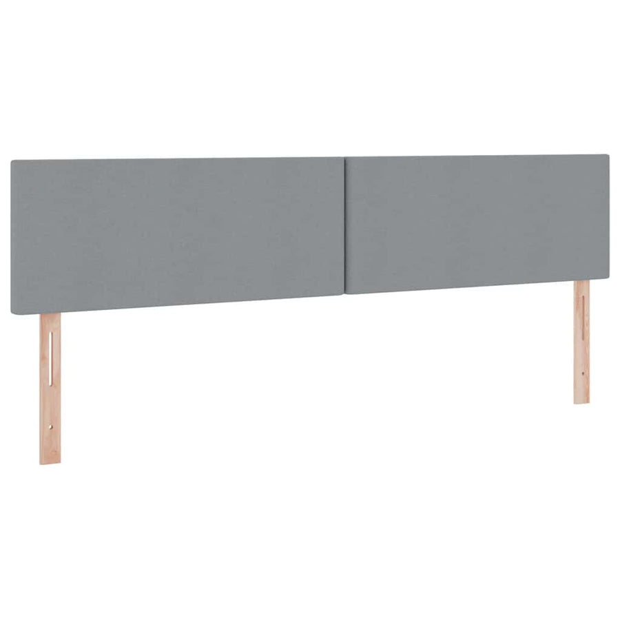 Opbergbed met matras Lichtgrijs 200 x 200 cm Bewerkt hout