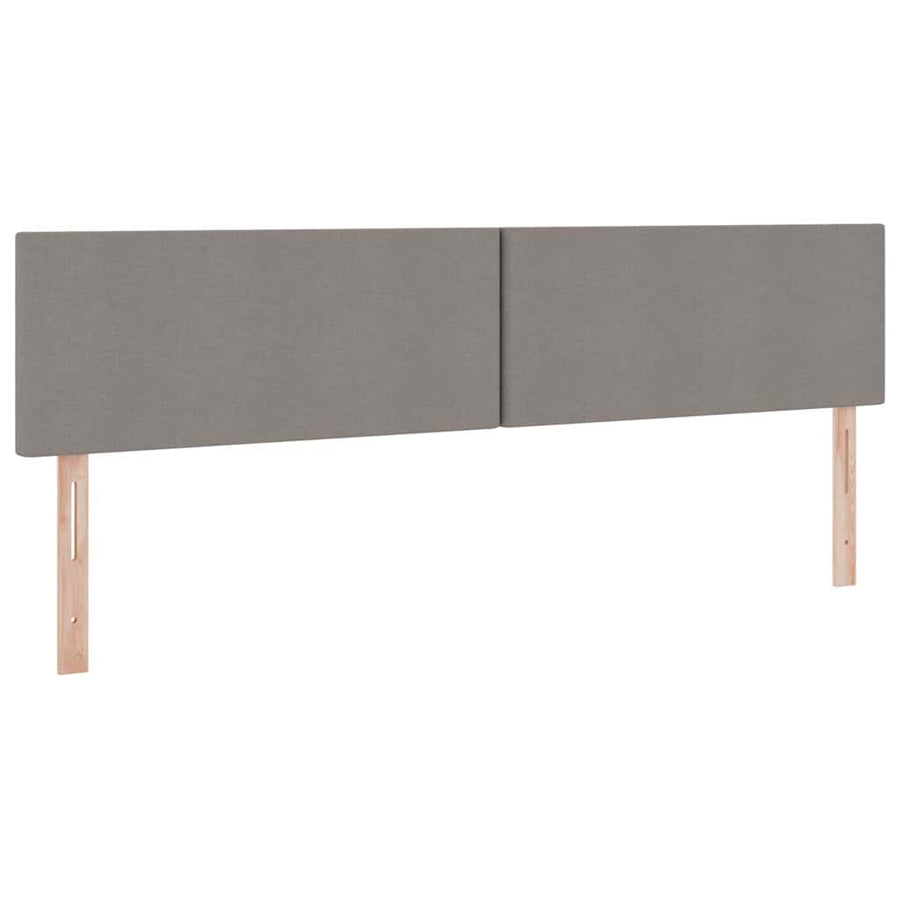 Opbergbed met matras met matras Taupe 200 x 200 cm Bewerkt hout