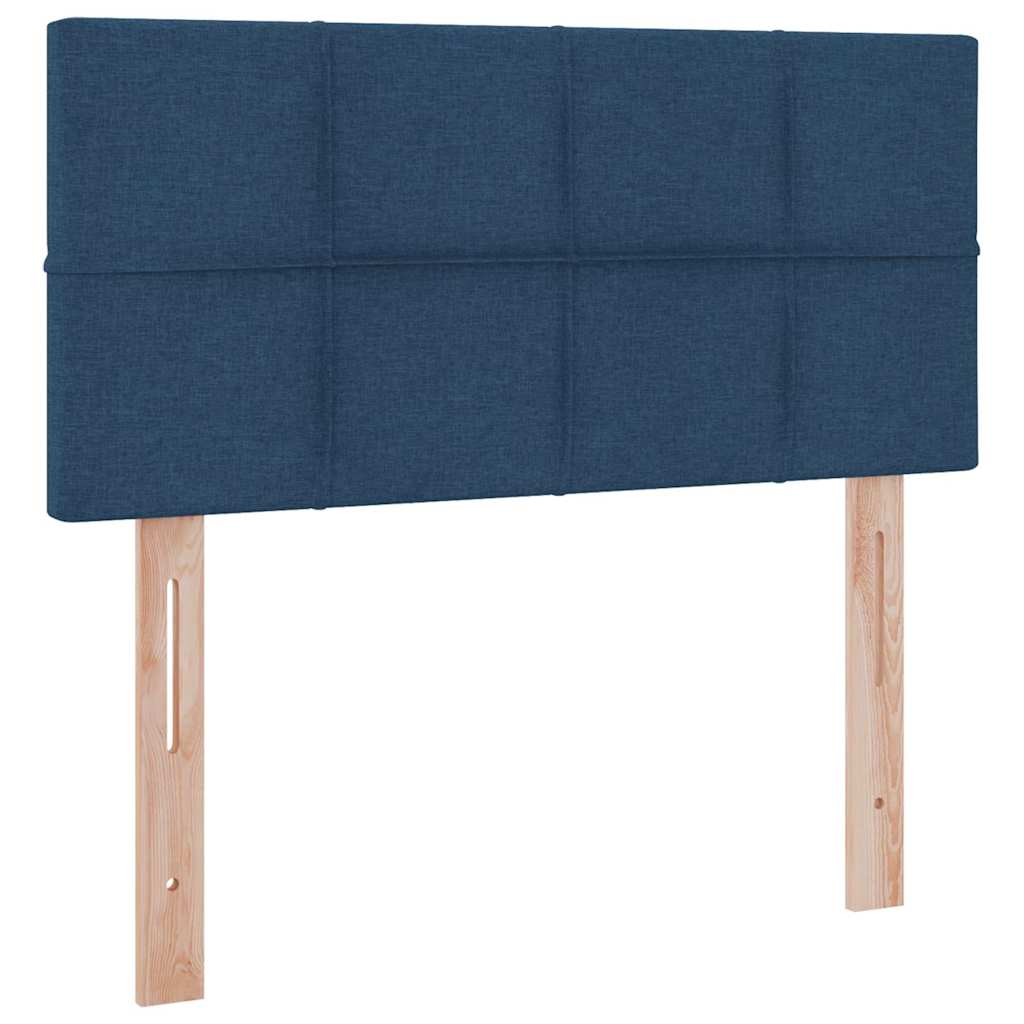 Opbergbed met matras met matras Blauw 100 x 200 cm Bewerkt hout