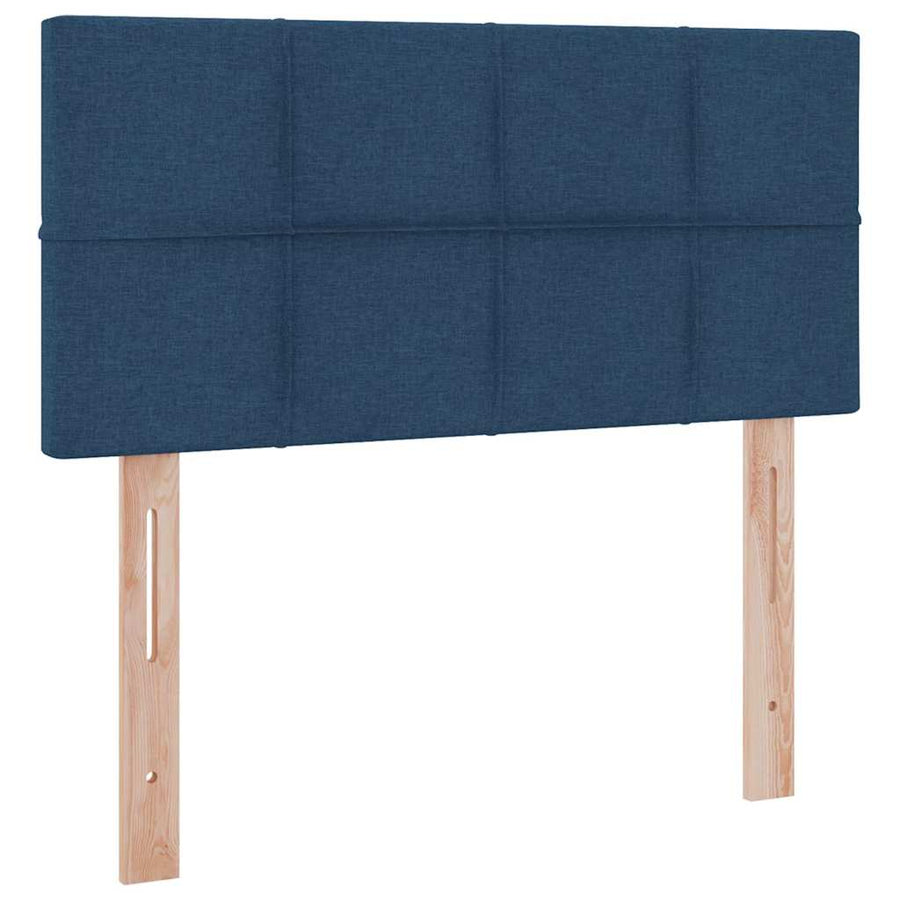 Opbergbed met matras met matras Blauw 100 x 200 cm Bewerkt hout