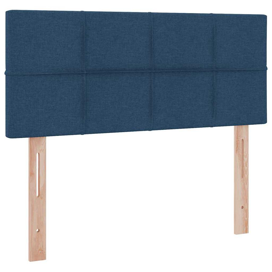 Opbergbed met matras met matras Blauw 120 x 200 cm Bewerkt hout