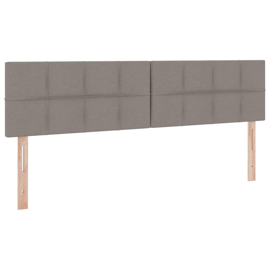 Opbergbed met matras met matras Taupe 160 x 200 cm Bewerkt hout