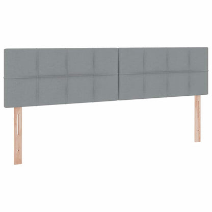 Opbergbed met matras Lichtgrijs 180 x 200 cm Bewerkt hout