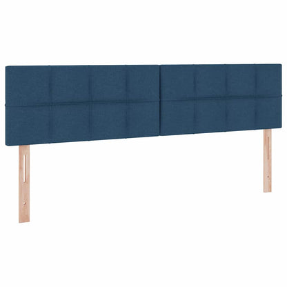 Opbergbed met matras met matras Blauw 180 x 200 cm Bewerkt hout