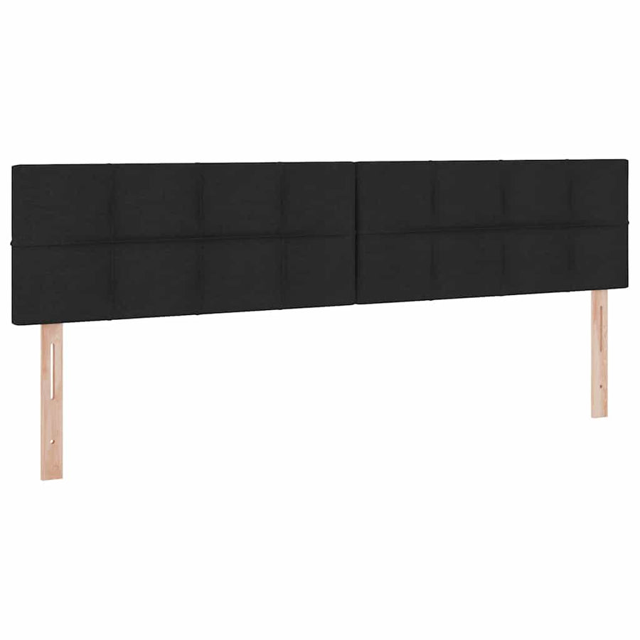 Opbergbed met matras met matras Zwart 200 x 200 cm Bewerkt hout