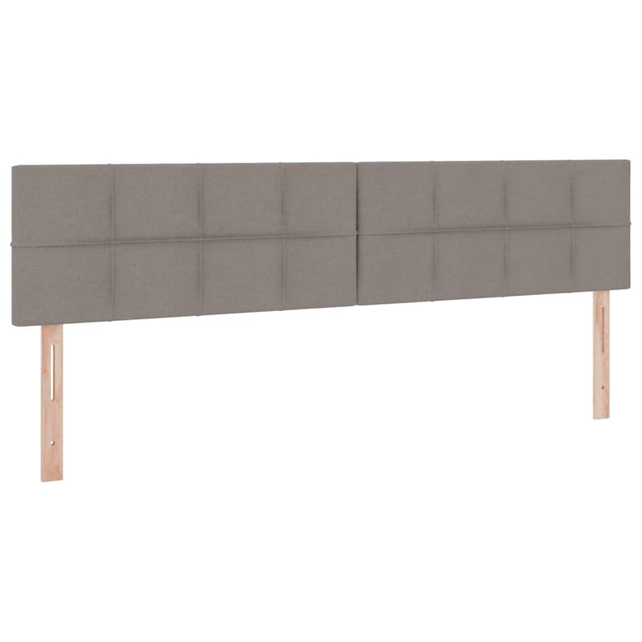 Opbergbed met matras met matras Taupe 200 x 200 cm Bewerkt hout