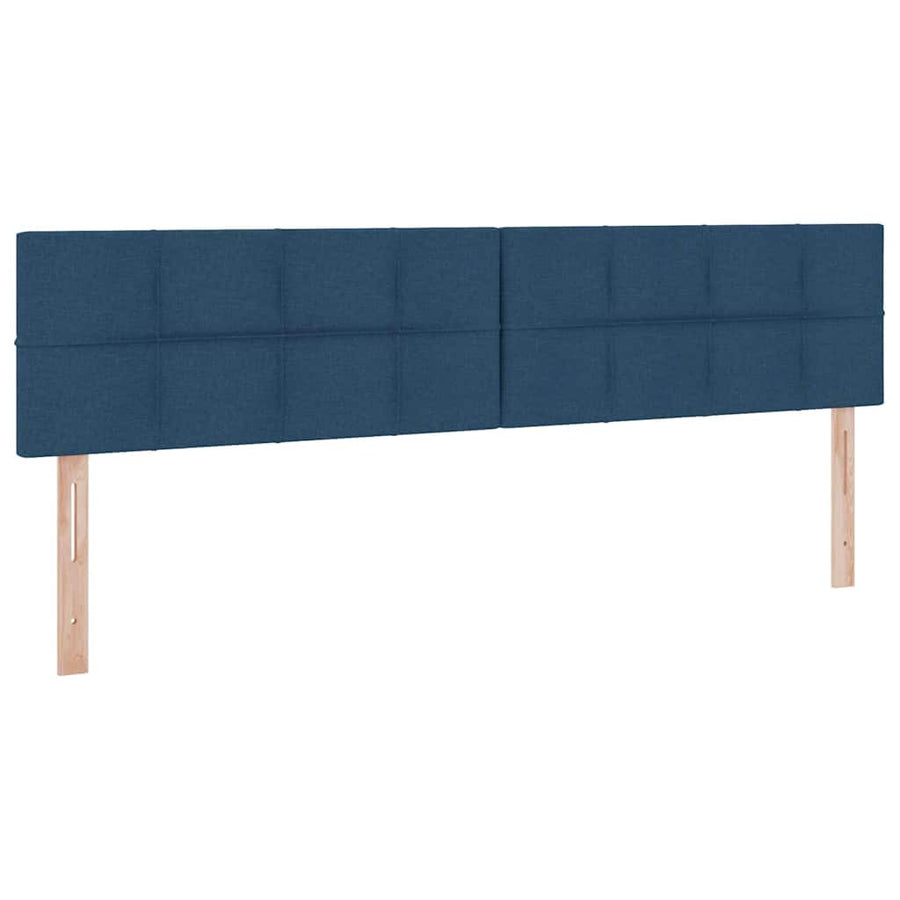 Opbergbed met matras met matras Blauw 200 x 200 cm Bewerkt hout