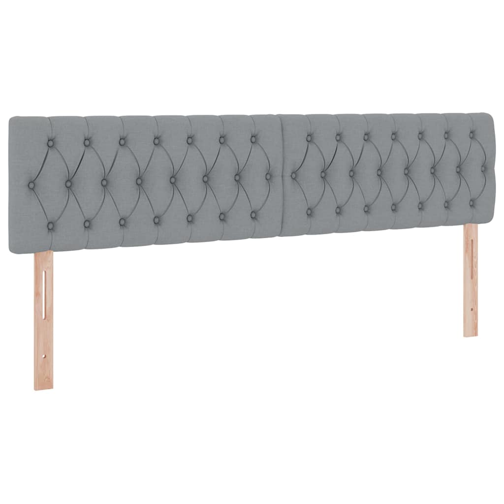 Opbergbed met matras Lichtgrijs 160 x 200 cm Bewerkt hout