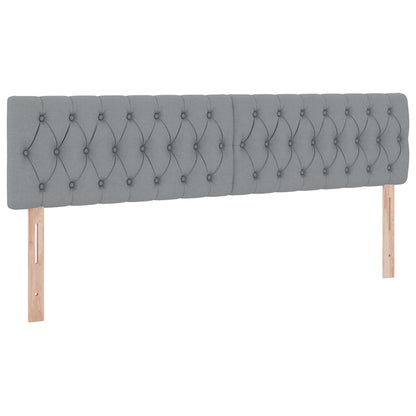 Opbergbed met matras Lichtgrijs 160 x 200 cm Bewerkt hout